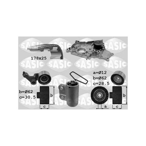 Sasic timing belt - belt, water